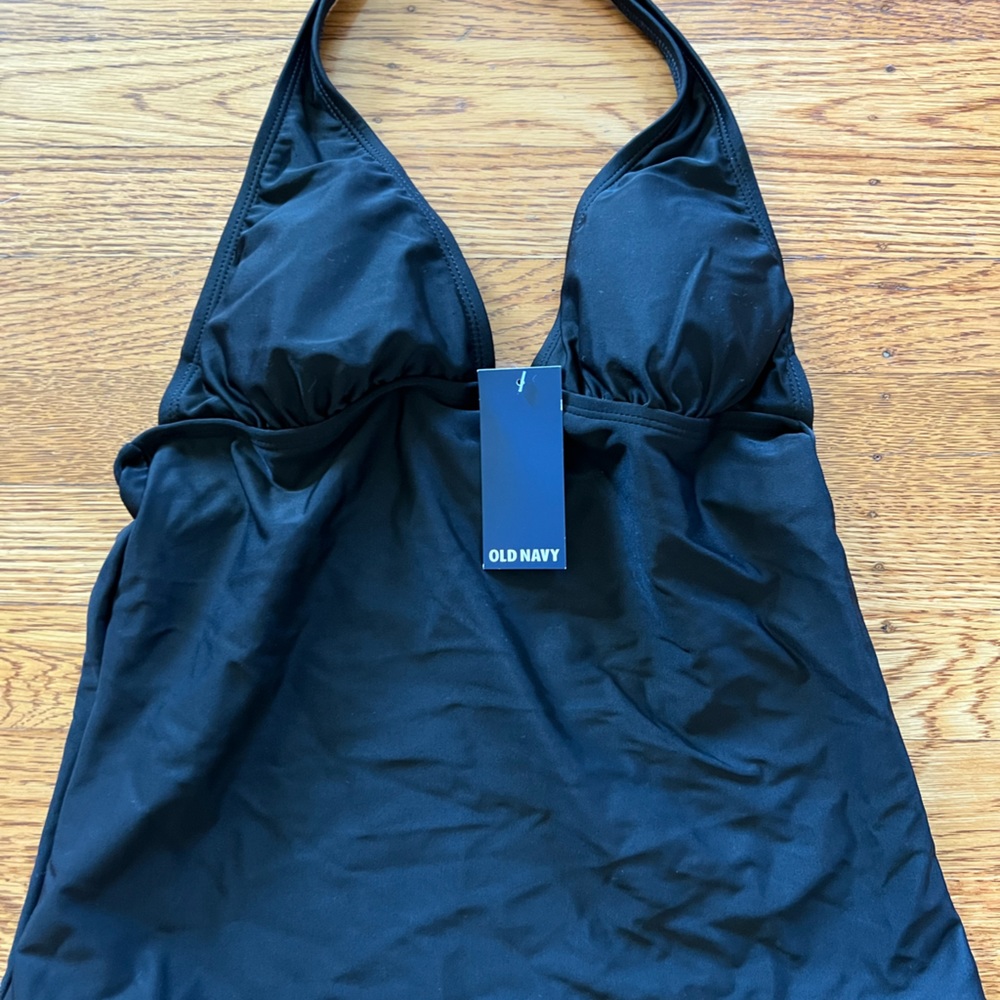 🆕 NWT Old Navy Black Tankini Swimwear SP
